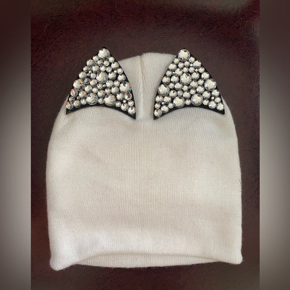 Tasha Jeweled Cat Beanie